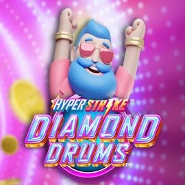 Official Slots logo: Hyper Strike Diamond Drums by Gameburger Studios at Oranje Palace Casino