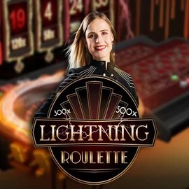 Lightning Roulette logo by Evolution Oranje Palace Casino
