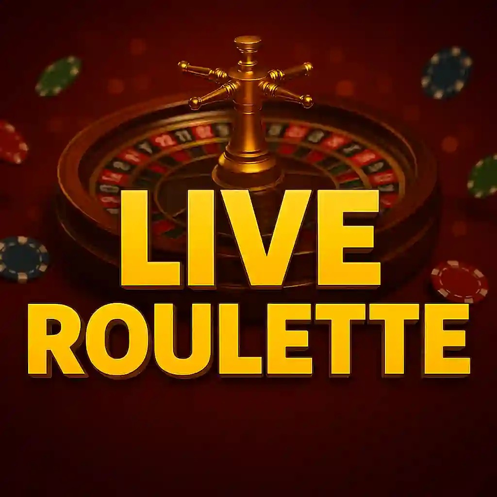 Live Roulette slot icon by Evolution, available at Oranje Palace Casino