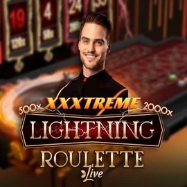 XXXtreme Lightning Roulette logo by Evolution Oranje Palace Casino